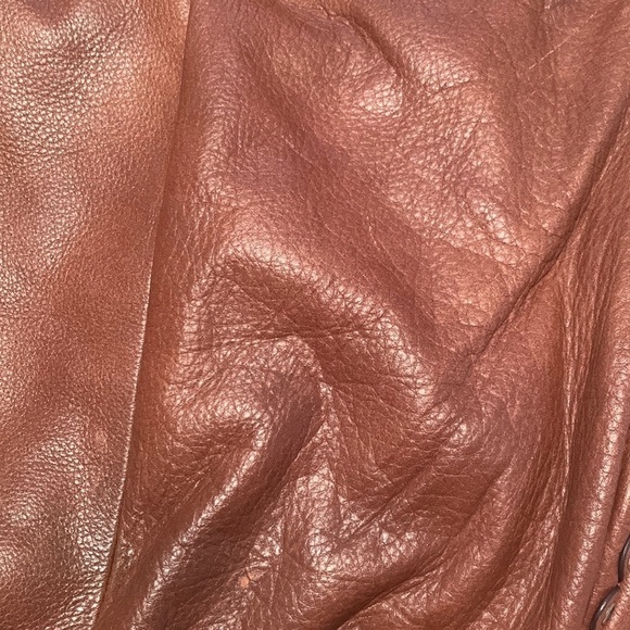 ISABELLA Fiore Brown Leather Embroidered Satchel Crossbody Shoulder Bag Purse - Picture 16 of 16